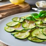 Carpaccio de courgettes marinées : une recette saine à IG bas prête en 15 min !