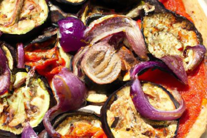 pizza aux légumes d'été à faible indice glycémique