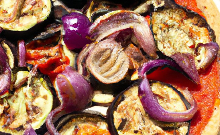 pizza aux légumes d'été à faible indice glycémique