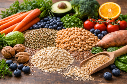 Composition d’aliments riches en fibres favorables au microbiote intestinal et à l’équilibre de la glycémie