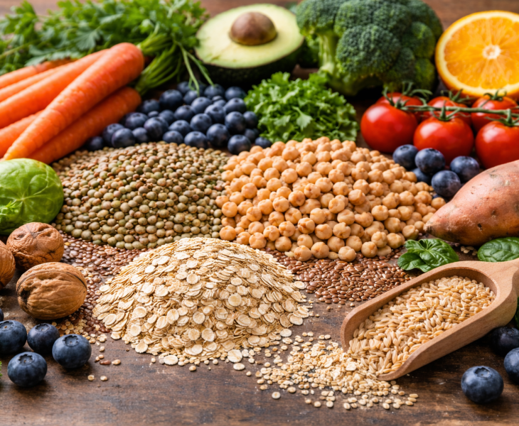 Composition d’aliments riches en fibres favorables au microbiote intestinal et à l’équilibre de la glycémie